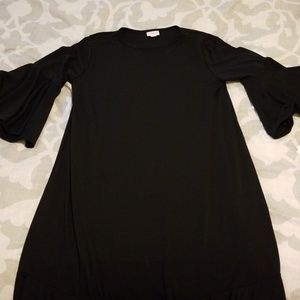 LLR Maurine dress, new, solid black, size small